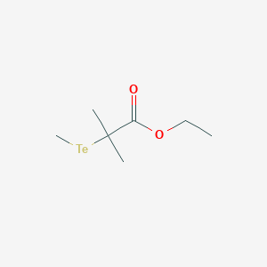 molecular formula C7H14O2Te B14249777 Ethyl 2-methyl-2-(methyltellanyl)propanoate CAS No. 474094-06-9