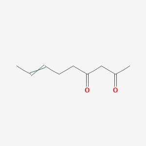 molecular formula C9H14O2 B14249803 Non-7-ene-2,4-dione CAS No. 380600-69-1