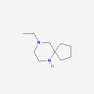 molecular formula C10H20N2 B1424981 9-乙基-6,9-二氮杂螺[4.5]癸烷 CAS No. 1248907-41-6