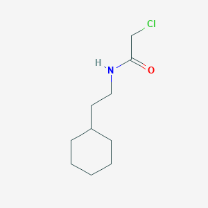 molecular formula C10H18ClNO B1424982 2-chloro-N-(2-cyclohexylethyl)acetamide CAS No. 1179762-09-4
