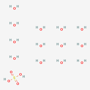 molecular formula H28O17S B14249836 Sulfuric acid;tridecahydrate CAS No. 500194-42-3