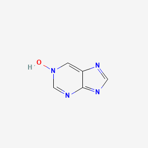 molecular formula C5H4N4O B14249843 9H-Purine, 1-oxide CAS No. 332875-28-2