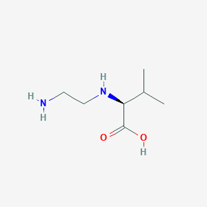 molecular formula C7H16N2O2 B14250044 N-(2-Aminoethyl)-L-valine CAS No. 243653-68-1