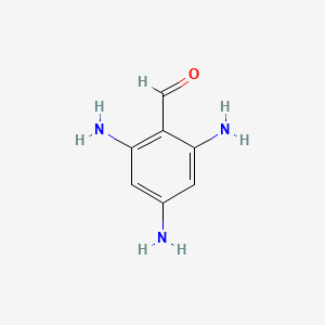 molecular formula C7H9N3O B14250113 2,4,6-Triaminobenzoyl CAS No. 477535-26-5
