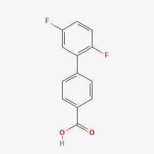 molecular formula C13H8F2O2 B1425018 4-(2,5-Difluorophenyl)benzoic acid CAS No. 920294-24-2