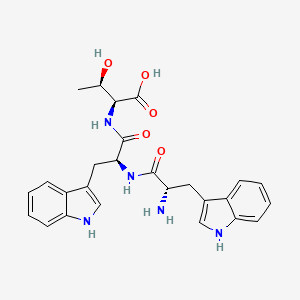 molecular formula C26H29N5O5 B14250223 Trp-Trp-Thr CAS No. 189455-44-5