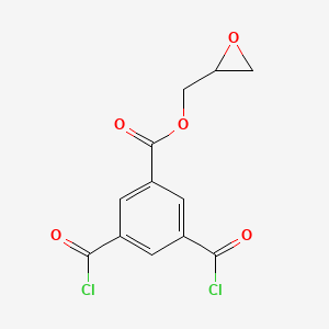molecular formula C12H8Cl2O5 B14250248 Oxiran-2-ylmethyl 3,5-dicarbonochloridoylbenzoate CAS No. 498558-85-3