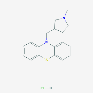 molecular formula C18H21ClN2S B142503 Methdilazine hydrochloride CAS No. 1229-35-2
