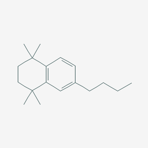 molecular formula C18H28 B14250321 Naphthalene, 6-butyl-1,2,3,4-tetrahydro-1,1,4,4-tetramethyl- CAS No. 189698-30-4