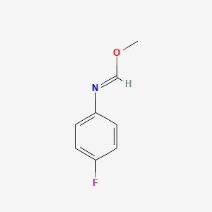 molecular formula C8H8FNO B1425039 Methyl (4-fluorophenyl)imidoformate CAS No. 1283244-51-8