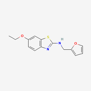 B1425040 6-ethoxy-N-(furan-2-ylmethyl)benzo[d]thiazol-2-amine CAS No. 1286732-80-6