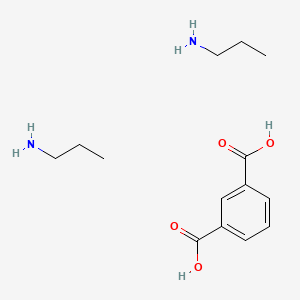 molecular formula C14H24N2O4 B14250422 Benzene-1,3-dicarboxylic acid;propan-1-amine CAS No. 405136-94-9