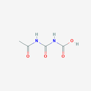 molecular formula C4H6N2O4 B14250429 (Acetylcarbamoyl)carbamic acid CAS No. 189890-38-8