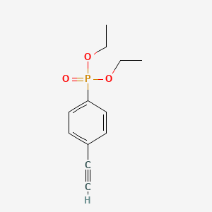 molecular formula C12H15O3P B14250443 Diethyl (4-ethynylphenyl)phosphonate CAS No. 366017-62-1