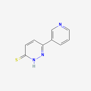 molecular formula C9H7N3S B1425048 6-(Pyridin-3-yl)pyridazine-3-thiol CAS No. 1286711-23-6