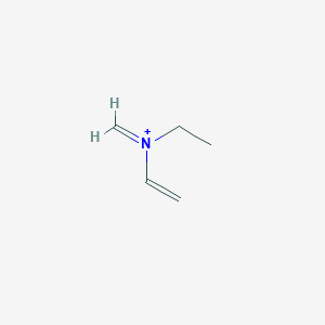 molecular formula C5H10N+ B14250487 N-Ethenyl-N-ethylmethaniminium CAS No. 182165-72-6