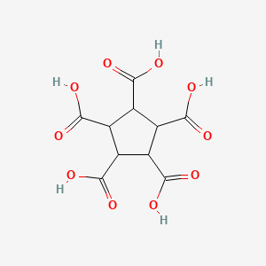 molecular formula C10H10O10 B14250492 Cyclopentane-1,2,3,4,5-pentacarboxylic acid CAS No. 252899-58-4