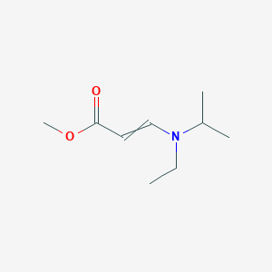 molecular formula C9H17NO2 B14250529 Methyl 3-[ethyl(propan-2-yl)amino]prop-2-enoate CAS No. 404581-23-3