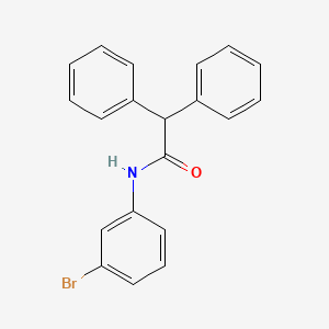 molecular formula C20H16BrNO B14250606 N-(3-bromophenyl)-2,2-diphenylacetamide 