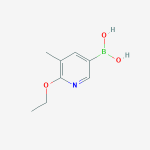 molecular formula C8H12BNO3 B1425062 2-Ethoxy-3-methylpyridine-5-boronic acid CAS No. 1451391-77-7