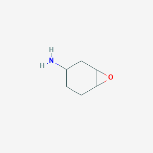 molecular formula C6H11NO B14250704 7-Oxabicyclo[4.1.0]heptan-3-amine CAS No. 220555-35-1