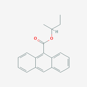 molecular formula C19H18O2 B14250709 Butan-2-YL anthracene-9-carboxylate CAS No. 189216-06-6
