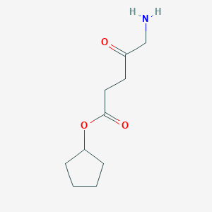 molecular formula C10H17NO3 B14250735 Cyclopentyl 5-amino-4-oxopentanoate CAS No. 316179-59-6