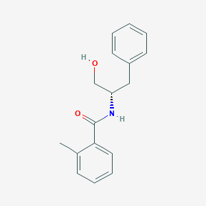 molecular formula C17H19NO2 B14250750 N-[(2S)-1-Hydroxy-3-phenylpropan-2-yl]-2-methylbenzamide CAS No. 497954-01-5