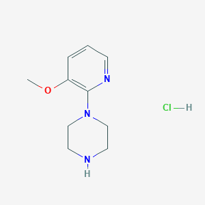 molecular formula C10H16ClN3O B1425078 1-(3-Methoxypyridin-2-yl)piperazine hydrochloride CAS No. 1260082-05-0