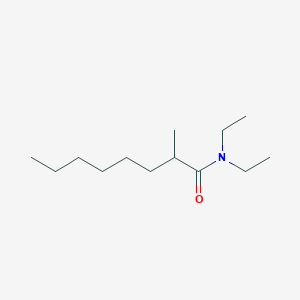 molecular formula C13H27NO B14250787 N,N-Diethyl-2-methyloctanamide CAS No. 215394-00-6