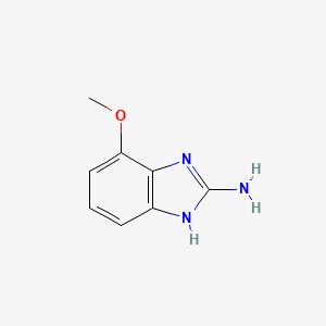 molecular formula C8H9N3O B1425083 7-Methoxy-1H-benzoimidazol-2-ylamine CAS No. 1018895-06-1