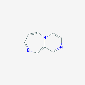 molecular formula C8H7N3 B14250918 Pyrazino[1,2-A][1,4]diazepine CAS No. 443143-98-4