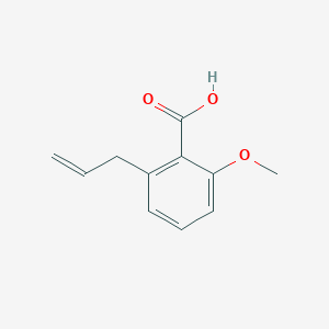 molecular formula C11H12O3 B14250930 Benzoic acid, 2-methoxy-6-(2-propenyl)- CAS No. 325172-28-9