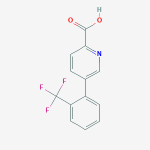 B1425095 5-(2-(Trifluoromethyl)phenyl)picolinic acid CAS No. 1158763-52-0