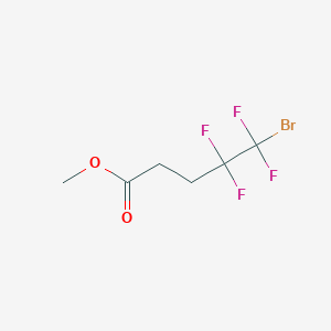 molecular formula C6H7BrF4O2 B1425097 Methyl 5-bromo-4,4,5,5-tetrafluoropentanoate CAS No. 1309602-78-5
