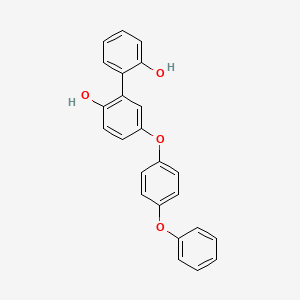 molecular formula C24H18O4 B14251018 5-(4-Phenoxyphenoxy)[1,1'-biphenyl]-2,2'-diol CAS No. 212334-00-4