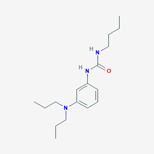 molecular formula C17H29N3O B14251114 N-Butyl-N'-[3-(dipropylamino)phenyl]urea CAS No. 377739-28-1