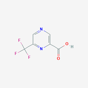 molecular formula C6H3F3N2O2 B1425113 6-(三氟甲基)吡嗪-2-甲酸 CAS No. 1060812-74-9