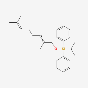 molecular formula C26H36OSi B14251142 Tert-butyl[(2,7-dimethylocta-2,6-dien-1-YL)oxy]diphenylsilane CAS No. 493015-67-1