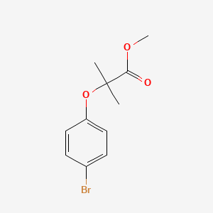 molecular formula C11H13BrO3 B1425121 Methyl 2-(4-bromophenoxy)-2-methylpropanoate CAS No. 229980-47-6