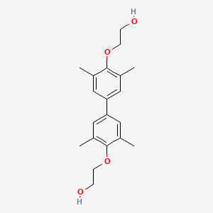 molecular formula C20H26O4 B1425128 3,3',5,5'-Tetramethyl-4,4'-di(2-hydoxethanyoxy)biphenyl CAS No. 120703-31-3