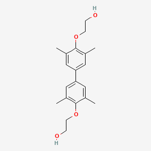 molecular formula C20H26O4 B1425128 2-[4-[4-(2-Hydroxyethoxy)-3,5-dimethylphenyl]-2,6-dimethylphenoxy]ethanol CAS No. 120703-31-3
