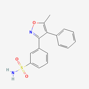 B1425133 3-(5-Methyl-4-phenylisoxazol-3-yl)benzenesulfonamide CAS No. 1373038-56-2