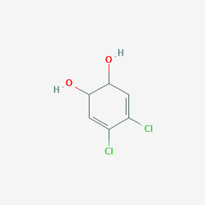molecular formula C6H6Cl2O2 B14251356 4,5-Dichlorocyclohexa-3,5-diene-1,2-diol CAS No. 183866-03-7