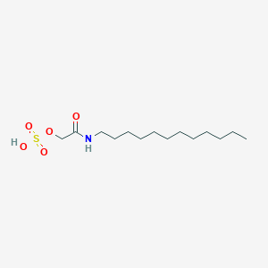 molecular formula C14H29NO5S B14251361 Acetamide, N-dodecyl-2-(sulfooxy)- CAS No. 185052-67-9