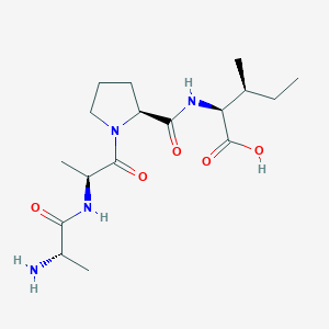molecular formula C17H30N4O5 B14251380 L-Alanyl-L-alanyl-L-prolyl-L-isoleucine CAS No. 433717-47-6