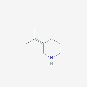 molecular formula C8H15N B1425142 3-(Propan-2-ylidene)piperidine CAS No. 15031-82-0