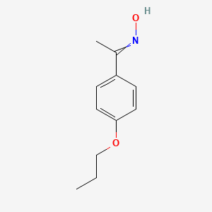 B1425143 1-(4-Propoxyphenyl)ethanone oxime CAS No. 91246-60-5