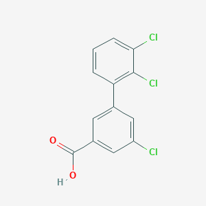molecular formula C13H7Cl3O2 B1425146 5-氯-3-(2,3-二氯苯基)苯甲酸 CAS No. 1261981-24-1