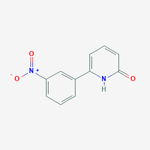 molecular formula C11H8N2O3 B1425153 6-(3-Nitrophenyl)pyridin-2-ol CAS No. 1111110-56-5